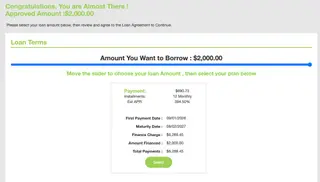 High Interest rate loan ex
